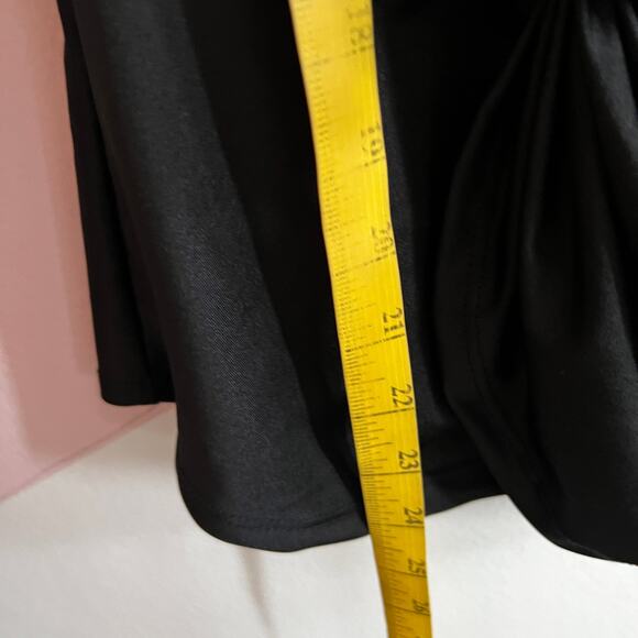 Vintage Black Ruffle Top, Goth Whimsigoth Grunge Indie Sleaze Small - Picture 4 of 5